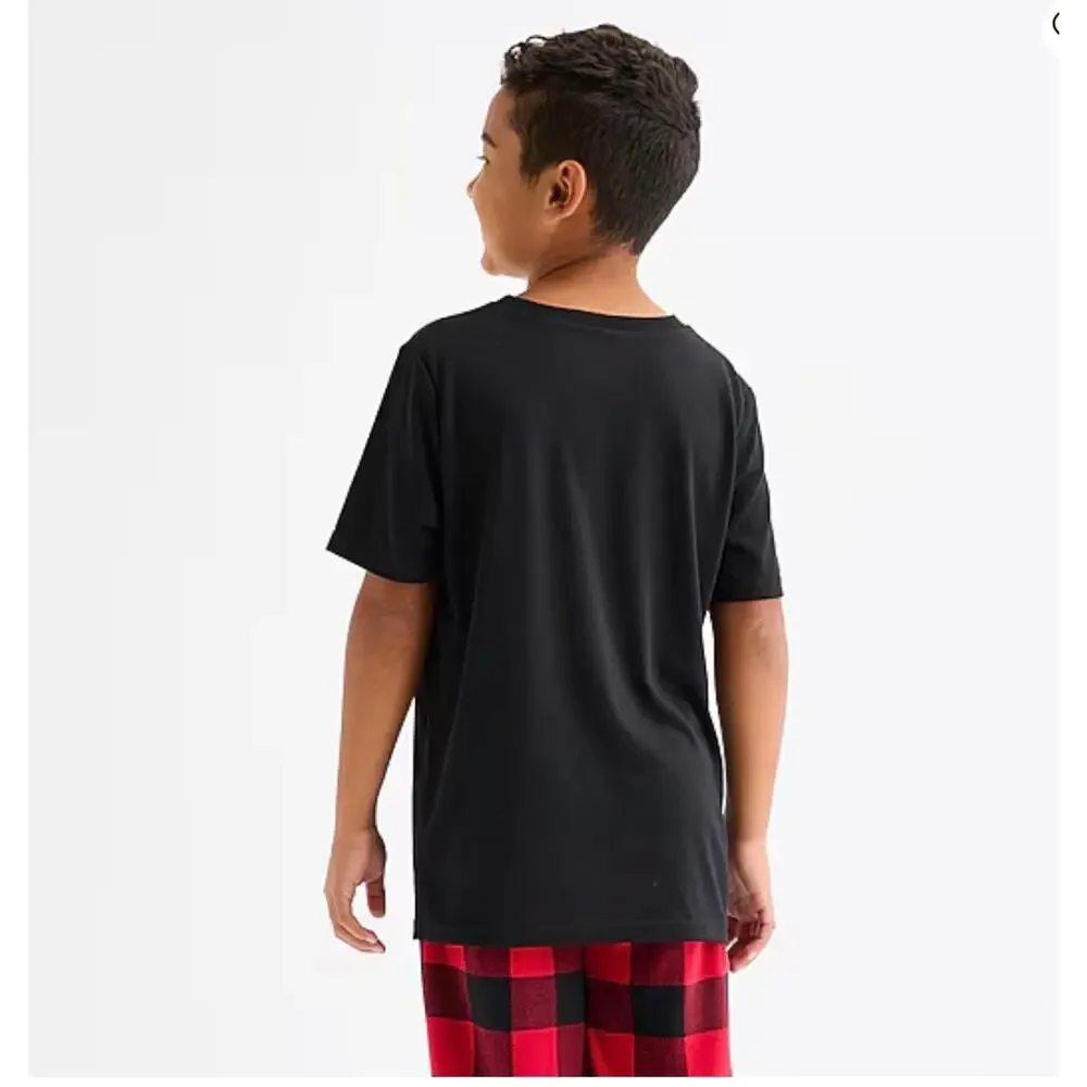 NEW! Size M 10/12 Moose Buffalo Unisex Christmas Matching Family Pajama Top